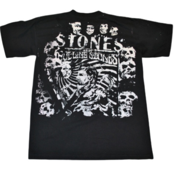 Rolling Stones Painted Rock tee - Picture 2 of 3